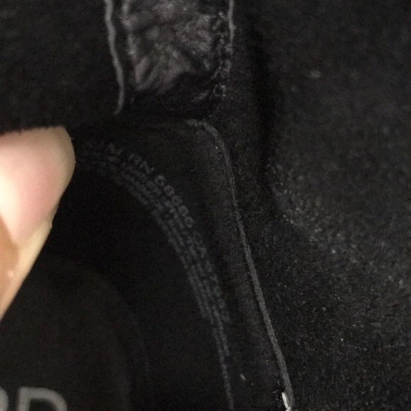 BP. Black Brice Notch Suede Ankle Booties 8.5 - Picture 6 of 6